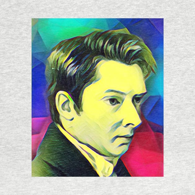 William Hazlitt Colourful Portrait | William Hazlitt Artwork 7 by JustLit